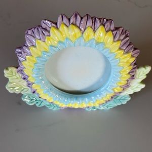 🎄$3 bundled EUC Hand Painted Flower Picture Frame